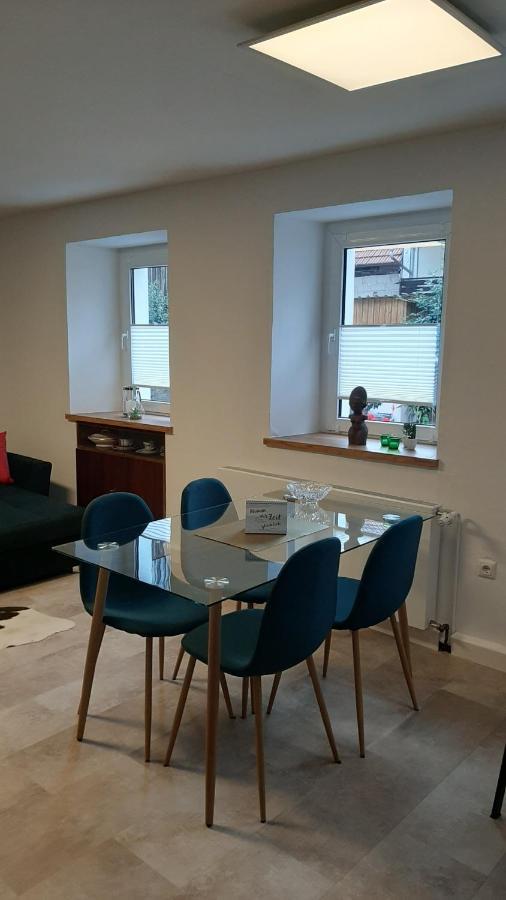 Moderne Altstadt-Ferienwohnung Hammelburg Bagian luar foto