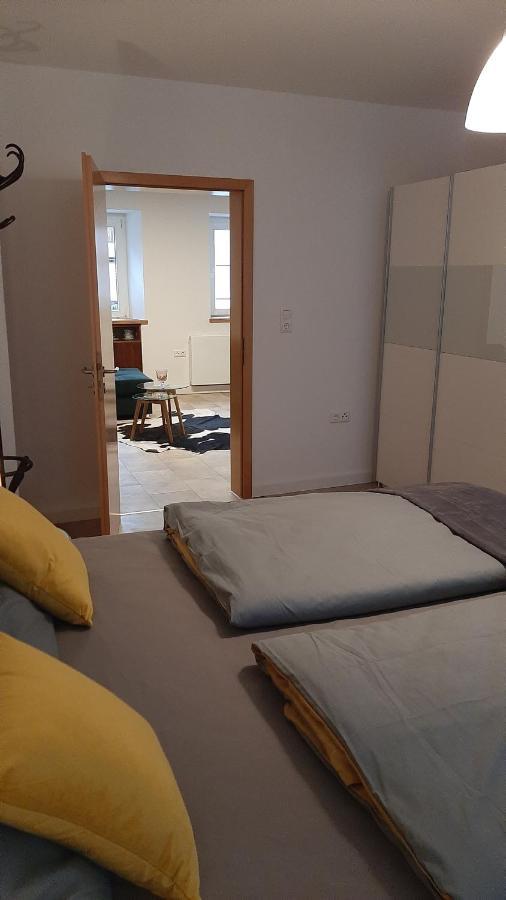 Moderne Altstadt-Ferienwohnung Hammelburg Bagian luar foto