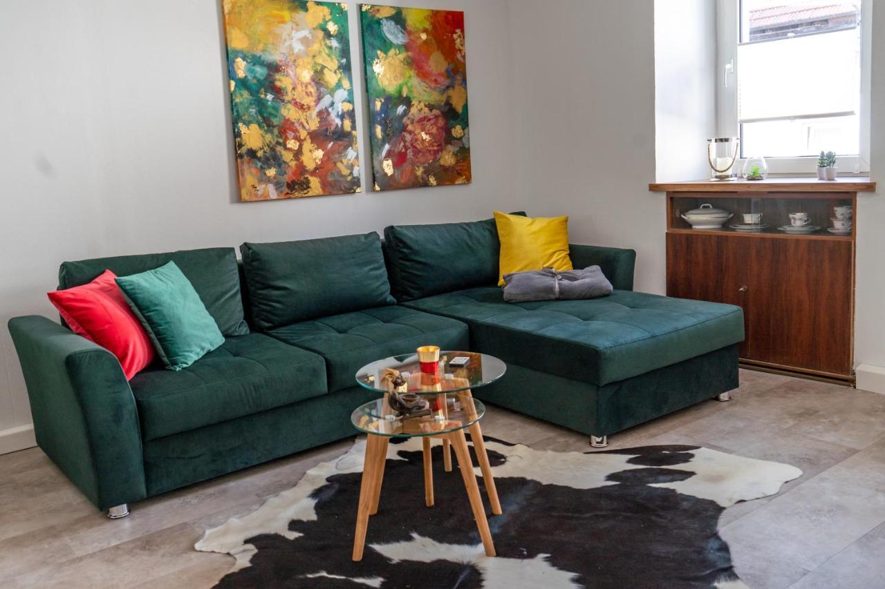 Moderne Altstadt-Ferienwohnung Hammelburg Bagian luar foto